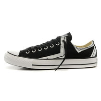 Converse匡威 新款Chuck Taylor All Star低帮帆布鞋黑色条纹五角星145539C(黑色五角星 41)