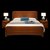 海棠色床现代新中式全实木床1.5 1.8米双人床现代储物床卧室家具  1800mm*2000mm 气压结构(单床+床头柜*1+床)