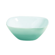 意大利 Guzzini 创意沙拉碗 餐具方口碗欧式家用饭碗汤碗 真快乐厨空间(绿色 20CM)