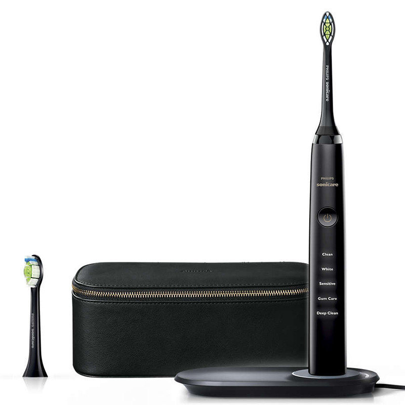 飞利浦(philips)电动牙刷hx9392 成人式声波震动牙刷钻石亮白型无线