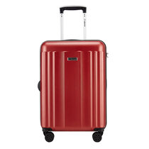 外交官拉杆箱磨砂面旅行箱TSA密码箱行李箱 升级版双排轮红色 国美超市甄选