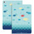 优加(uka) 苹果ipad mini4  彩绘皮套卡通保护壳智能休眠皮套支架皮套 如鱼似水