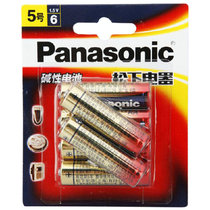 松下（Panasonic）LR6BCH/6B 电池 5号AA高性能持久碱性电池 6节装