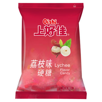 上好佳水果硬糖荔枝味500g 国美超市甄选