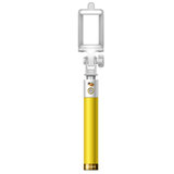 品胜（PISEN）蓝牙自拍杆 可折叠拉伸 轻巧便携 10米遥控一键拍摄(黄色)