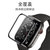 【两片装】树虎苹果9D手表保护膜watchS7全屏6代苹果手表2/3钢化膜6全包4/5/se钢化全屏幕手表贴膜玻璃膜(45MM 苹果系列手表膜)