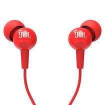 JBL C100SI 超轻盈入耳式耳机 耳麦 苹果 安卓通用耳机 游戏耳机 红