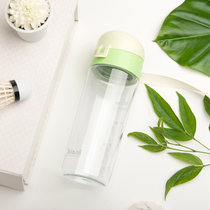 bianli倍乐 Tritan健身水杯直饮杯子学生运动水壶450ML(1279T浅草绿)