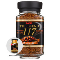 优诗诗日本进口优希西（UCC）咖啡粉117号90g 浓厚口感速溶黑咖啡