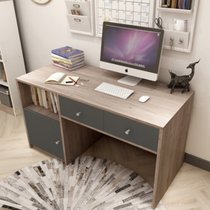 俊采云JCY-h49办公电脑桌带抽屉办公桌子（单位：张）(橡木色)
