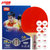 红双喜三星乒乓球拍直拍T3006双面反胶单拍附10只乒乓球 国美超市甄选