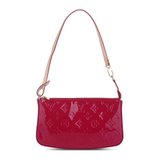 Louis Vuitton(路易威登) 玫红色漆皮小拎包