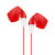 铁达信运动耳机TD-150红