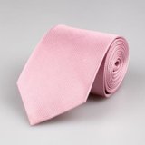 隆庆祥领带雅戈尔品质 韩版短袖衬衫领带 男士小领带韩版包邮粉色