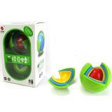 DIY益智球 绿豆蛙 拼装魔术球智力球3D迷宫球