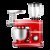 DEGURU/地一和面机家用商用全自动揉面机电动厨师机搅拌面机打蛋(红色 红色多功能)