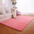 艾虎超柔加厚羊羔绒地毯客厅卧室床边毯飘窗地垫(粉红色方形 50cmX160cm)第2张高清大图