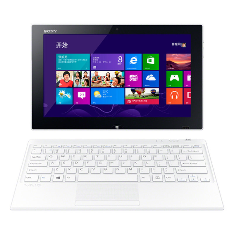 sony索尼 svt11218scw 白色 平板式个人电脑