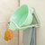 浴室洗脸盆收纳架塑料壁挂放盆的洗漱台卫生间吸盘式置物架盆架子ly(一个北欧绿)