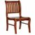 亿景鸿基 实木办公椅木条椅职员椅老板椅实木椅(海棠色 YH-298)