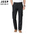 JEEP SPIRIT吉普休闲裤速干户外运动裤工装实用多袋裤子跑步旅行登山裤(SG-J2012黑色 XXXL)