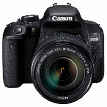 佳能(Canon)EOS 800D(EF-S 18-135 IS STM) 单反套机 约1800万像素 DIGIC7处理器 支持Wi-Fi 黑色