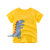 浒浒豹2021儿童短袖T恤孩子的衣服童装夏季洋气男童上衣宝宝汗衫(水蓝色 100cm)