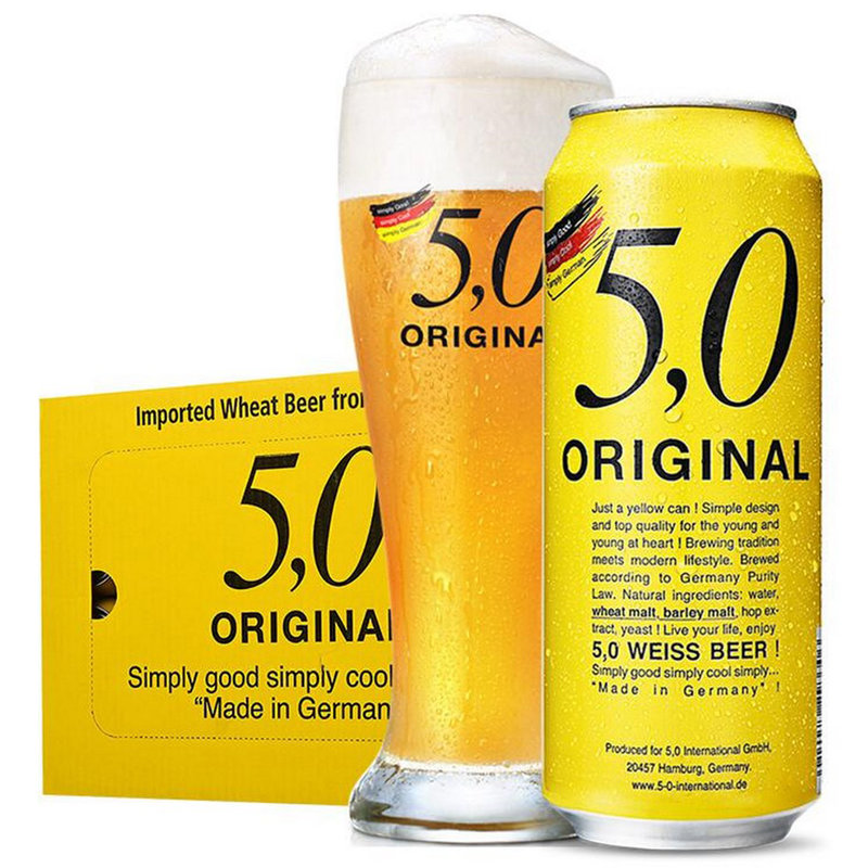 啤酒5小麦白啤酒500ml*24听 麦香浓郁返回商品页 >