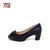 马内尔2020年春季新品专柜同款真皮粗跟女鞋潮流百搭单鞋女G05071(蓝色 39)
