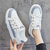 小众运动鞋小白鞋女2022年春夏新款板鞋女鞋子女学生韩版(白蓝色【908】 37)
