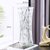 银柳专用花瓶加厚大号花瓶玻璃透明客厅摆件水培植物富贵竹百合插(25六角款（竹叶）)