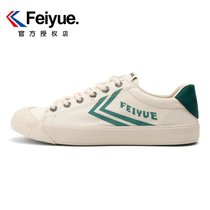飞跃帆布女鞋新款春夏复古港风ins低帮休闲小白鞋情侣款运动板鞋(940米绿 40)