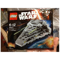 正版乐高LEGO StarWars星球大战系列 30277 迷你歼星舰拼砌包 袋装积木玩具 6岁+(彩盒包装 件数)