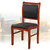 亿景鸿基 办公椅木质会议椅电脑椅皮革靠背 YBGY010(海棠色 普通款)