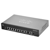 思科（Cisco）SF302-08（SRW208G）8口百兆+2千兆上行全网管交换机