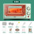 先科家用电烤箱多功能小型全自动烤箱迷你烘焙机厂家直销礼品代发(先科浅绿色（12L）至尊版)