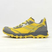 HOTPOTATO 户外特工 男女款低帮透气网布登 跑步鞋 徒步鞋 HP9002(黄色 39)