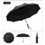 全自动晴雨伞两用两伞男折叠大号双人太阳伞防晒防紫外线黑胶遮阳(黑色)