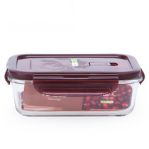泰福高新款耐热玻璃 保鲜饭盒玻璃饭盒保鲜盒(1040ml)