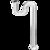 科勒S型去水弯管墙装式去水弯管R9032T-CP/R9071T-CP(9032（落地弯管）)