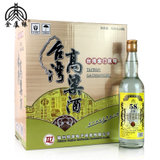 台湾高粱酒金门白酒整箱高度粮食酒58度浓香型600ml*6瓶(1 整箱)
