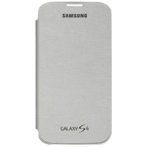 三星（Samsung）手机套手机壳保护套保护壳原装皮套S4/盖世4/I9500/I9508/I959/I9502炫彩（白色）