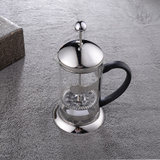 思柏飞法压壶美式不锈钢冲茶器套装 法式咖啡壶 咖啡滤压壶滤杯 600ml 耐热玻璃 800ml(600ML)