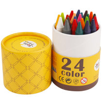 JoanMiro粗杆可水洗儿童蜡笔其他材质24色 真快乐超市甄选