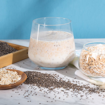 高老头奇亚籽燕麦片350g2袋共20小条自定义