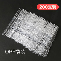 水果叉套装创意可爱一次性卡通小叉子收纳罐欧式家用儿童吃水果签(透明200只装 默认版本)