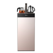 美的（Midea）饮水机立式茶吧机家用办公智能多功能下置式温热型饮水器YR1027S-W玫瑰金