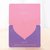 【50个装】爱心贺卡小卡片韩版节日用高档感谢留言卡创意生日贺卡(浅紫色（10张）)