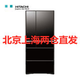 日立 R-WX690KC(XK)黑色  670升日本进口真空保鲜自动制冰六门冰箱