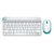 Logitech/罗技 MK240无线键鼠套装 超薄迷你键盘鼠标套件 白色/黑色  全新盒装行货(白色)